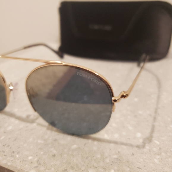 NWT Tom Ford Finn TF668 Aviator Sunglasses - Picture 5 of 15